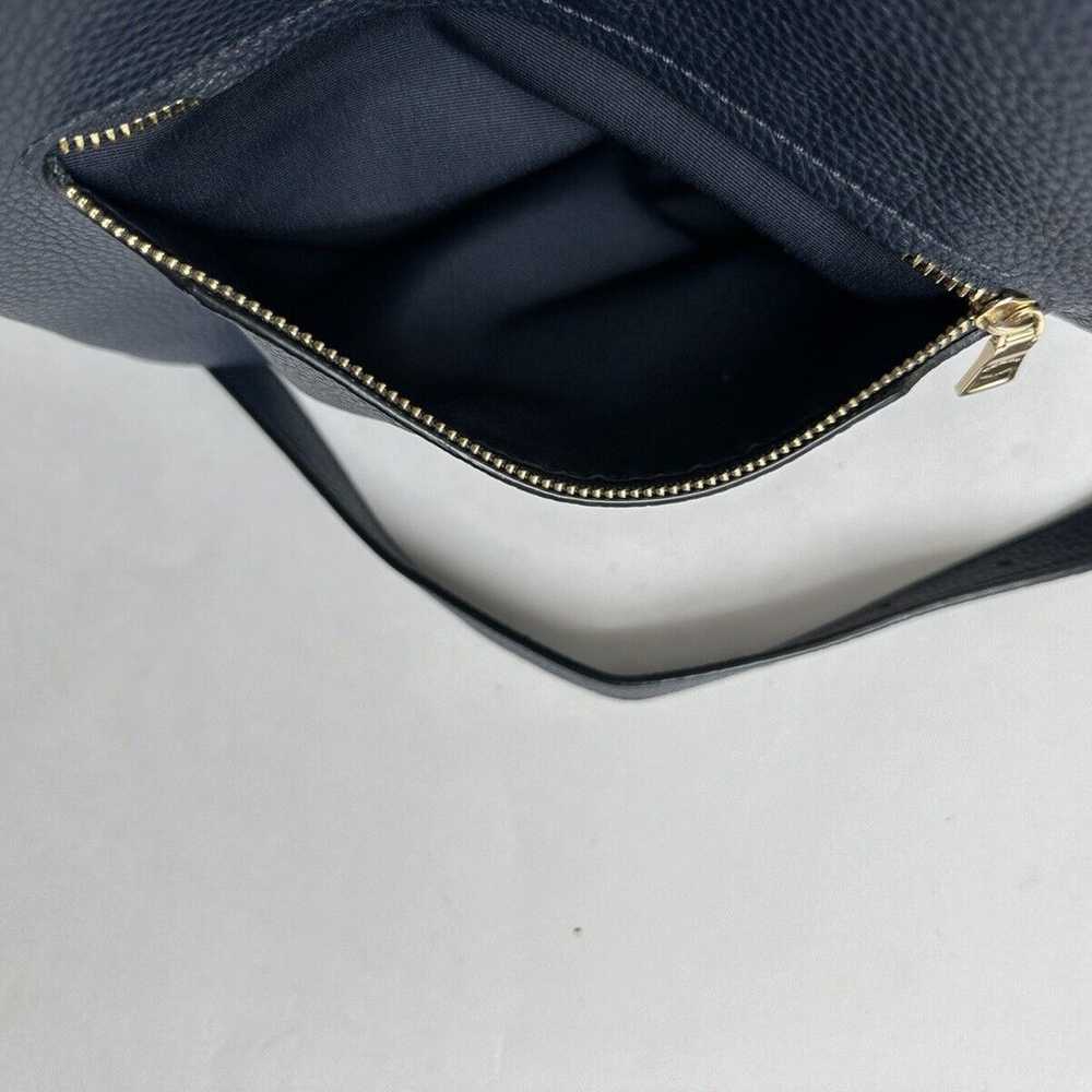 Coach Abby Duffle Navy Blue Pebbled Leather Conve… - image 11