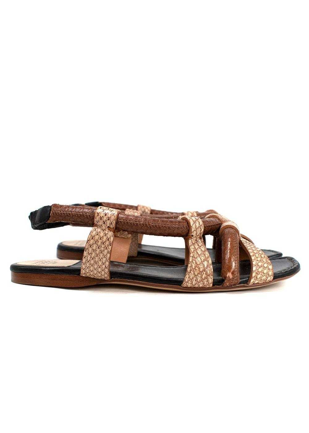 Managed by hewi Francesco Russo Python Sandals - image 2