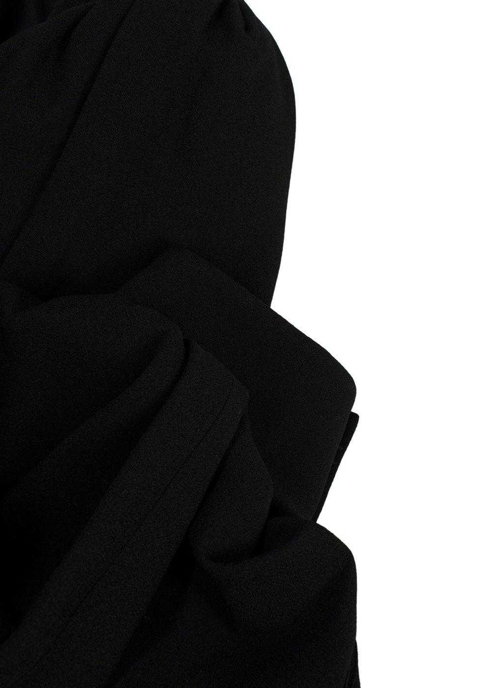 Managed by hewi Celine Black Sable Draped Dress - image 6