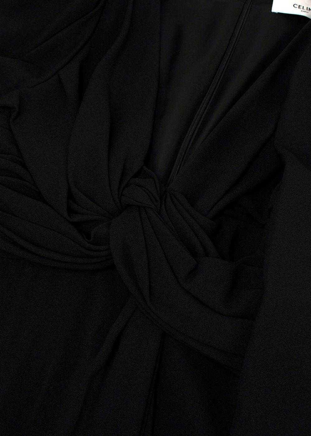 Managed by hewi Celine Black Sable Draped Dress - image 7