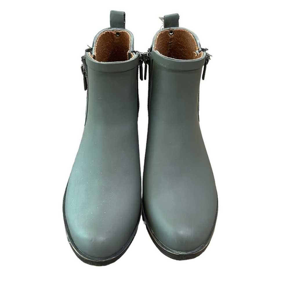 Lucky Brand Basel Double Zip Rain Boots Shoes Rub… - image 3