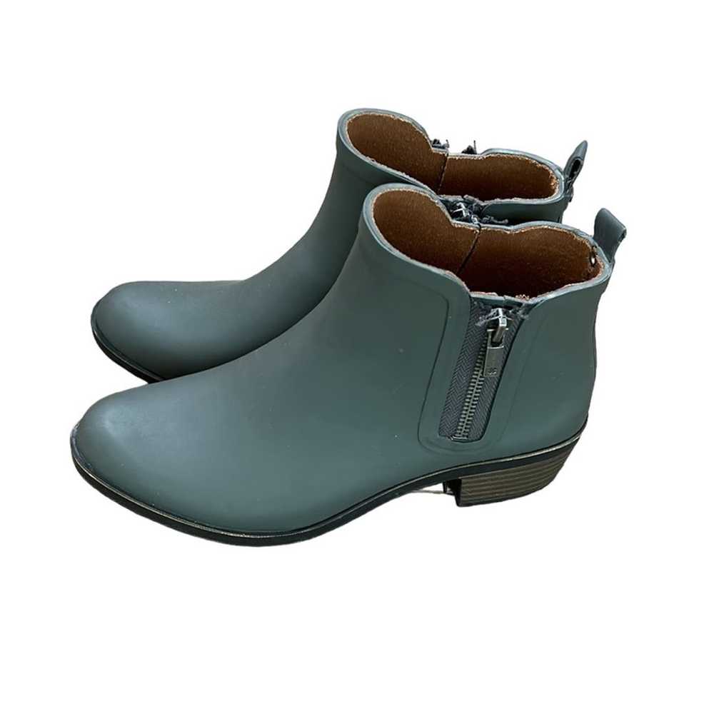 Lucky Brand Basel Double Zip Rain Boots Shoes Rub… - image 7
