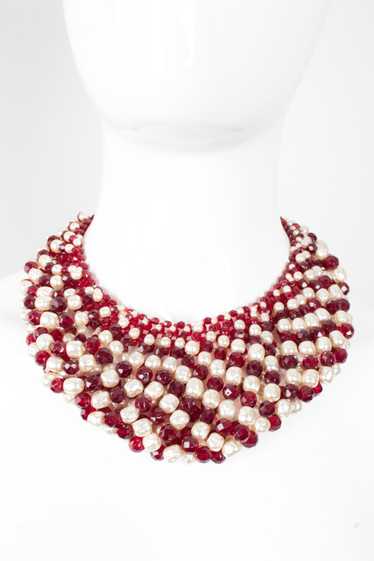 COPPOLA E TOPPO Draped Bead Pearl Necklace