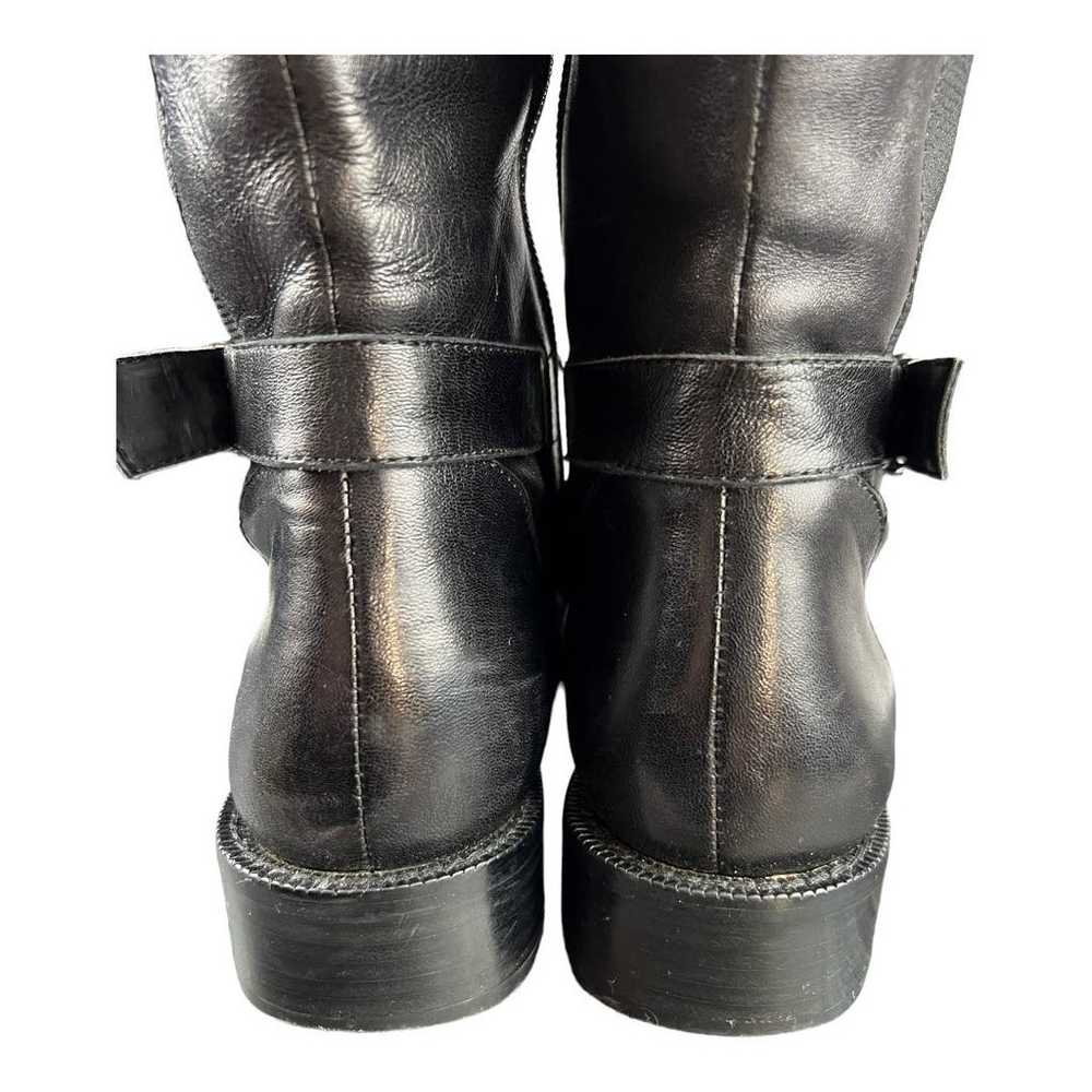 Van Eli Black Leather Womens Riding Boots Knee Hi… - image 10