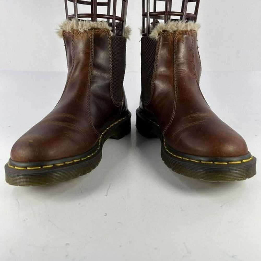Dr. Martens Leonore Womens Brown Leather Boot US … - image 3