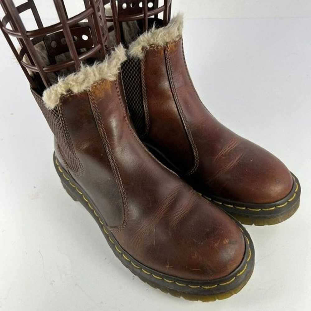 Dr. Martens Leonore Womens Brown Leather Boot US … - image 5