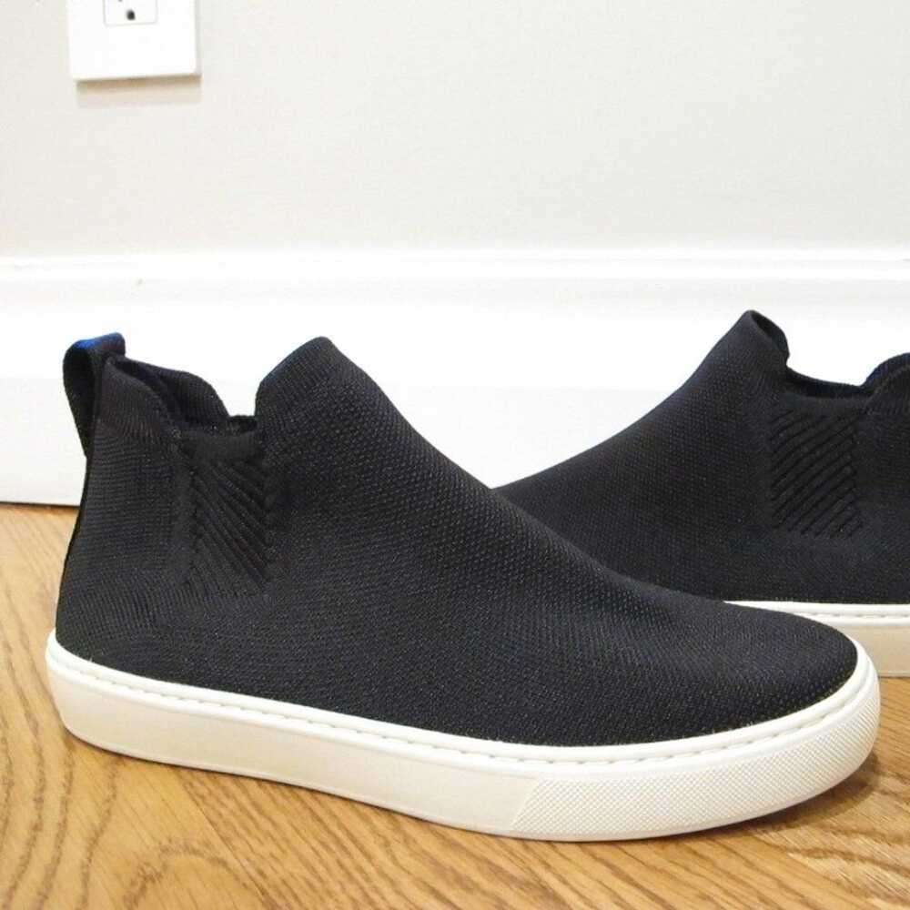 Rothy’s The Classic Chelsea Boot Black 7.5 knit s… - image 2