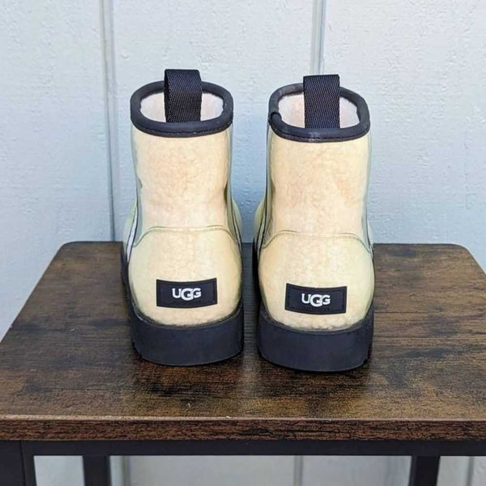 UGG Classic Clear Mini Cream & Black Trim Sheepsk… - image 5