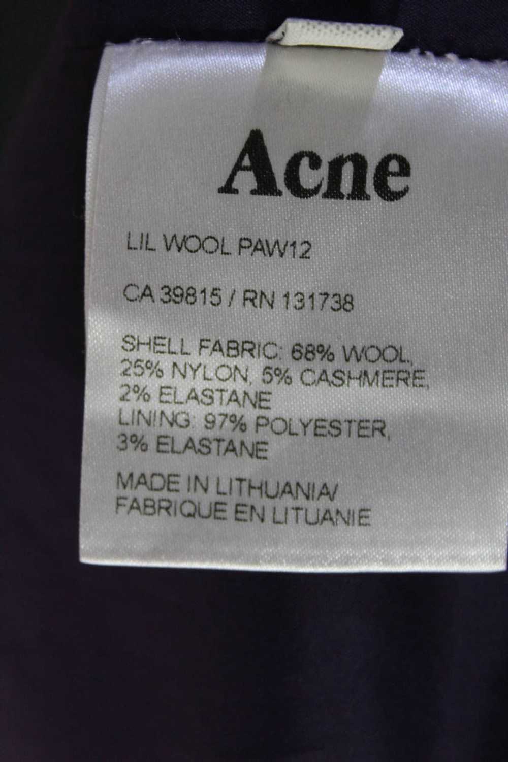 Acne Women's Open Back Zipper Accent Short Sleeve… - image 6