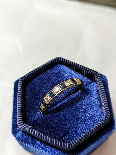 Vintage Art Deco Sapphire + Diamond Ring | Used,…