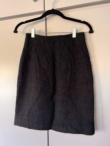 Theory Black textured mini skirt | Used, Secondhan