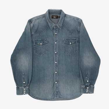 Rrl denim western shirt - Gem