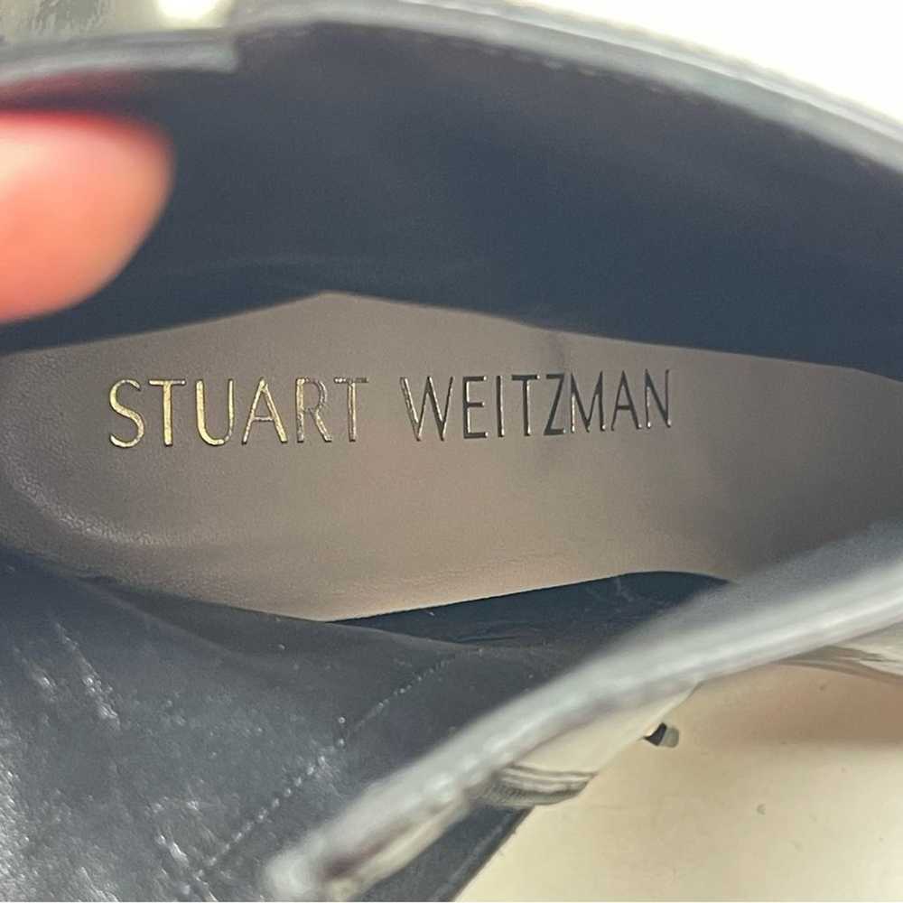 Stuart Weitzman Lucite 100 Wedge Bootie in Black … - image 7