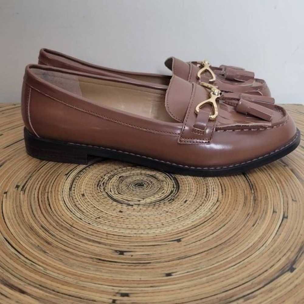 Talbots Laura Tasseled Leather Loafers 7 Brown - image 2