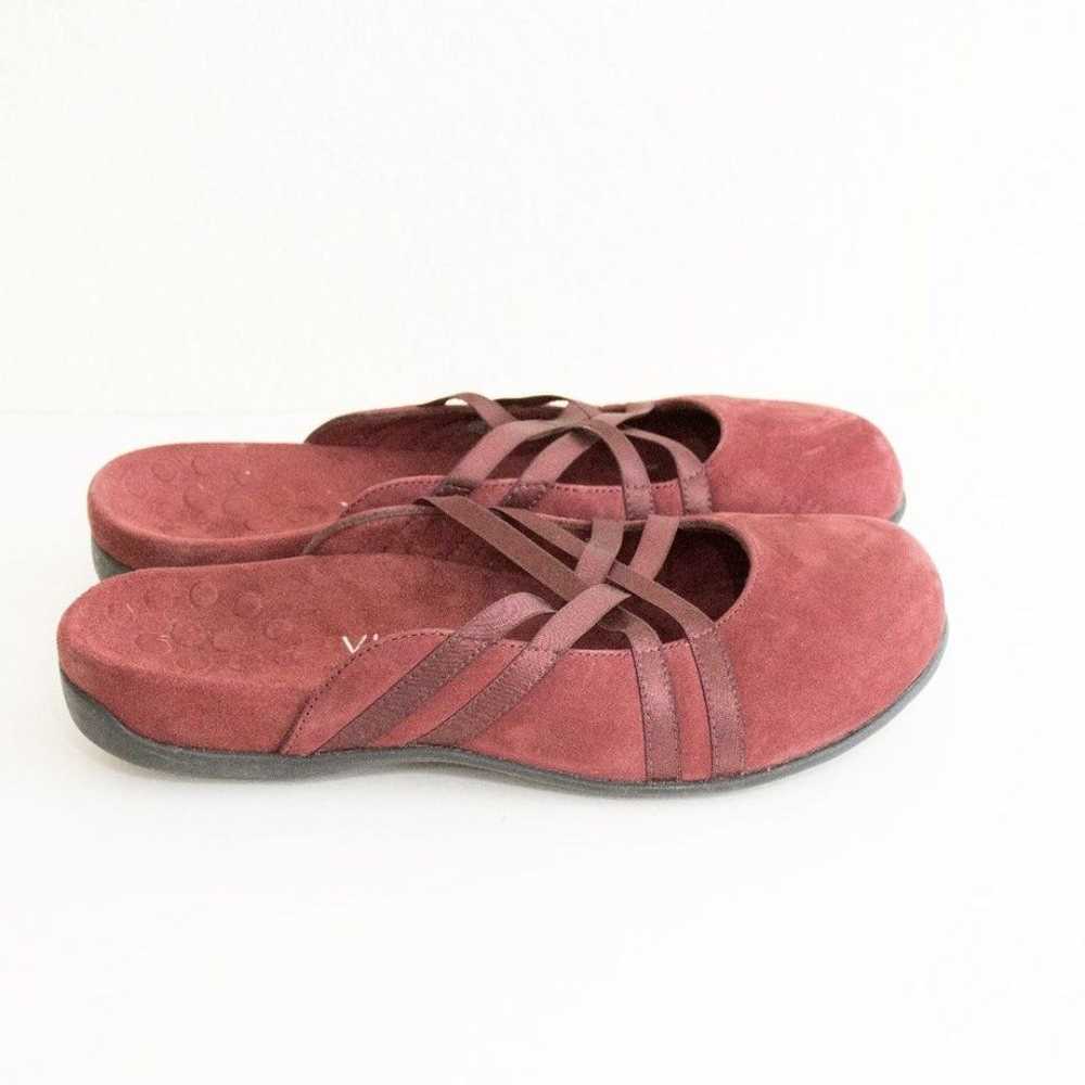 Vionic Claire Slip-On Mule in Maroon Sz 10 - image 3