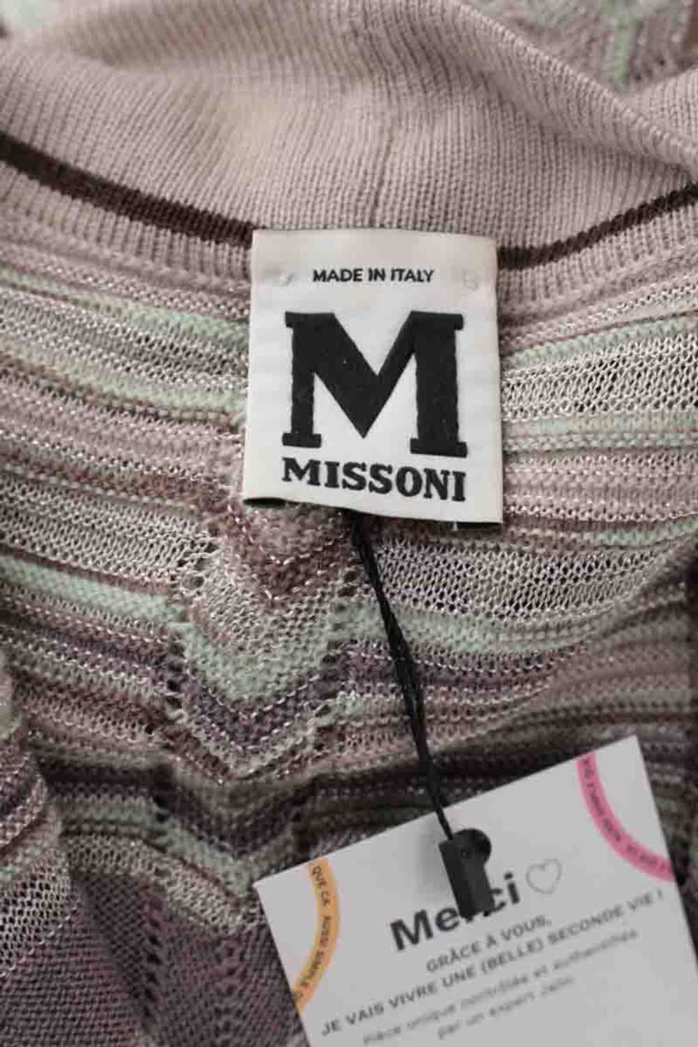 Circular Clothing Cardigan en laine Missoni gris.… - image 5