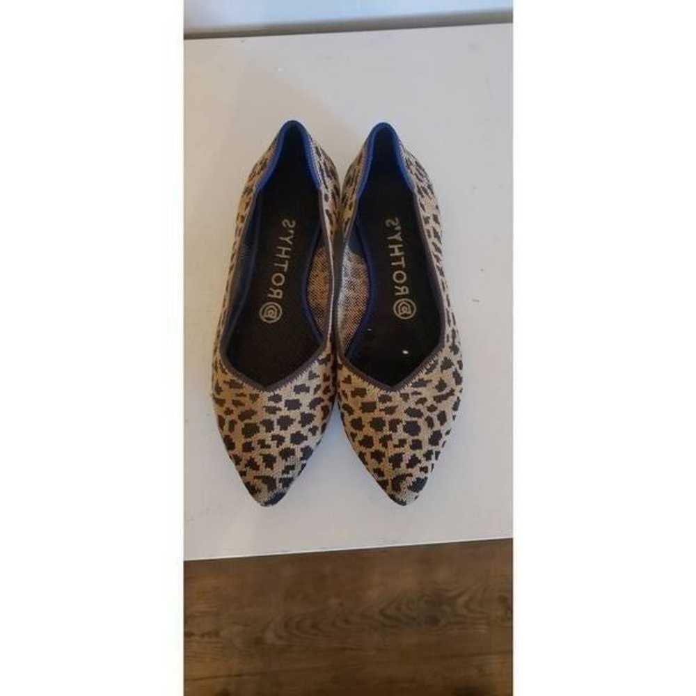 ROTHYS The Point Loafer in Leopard Print Size 8 - image 2