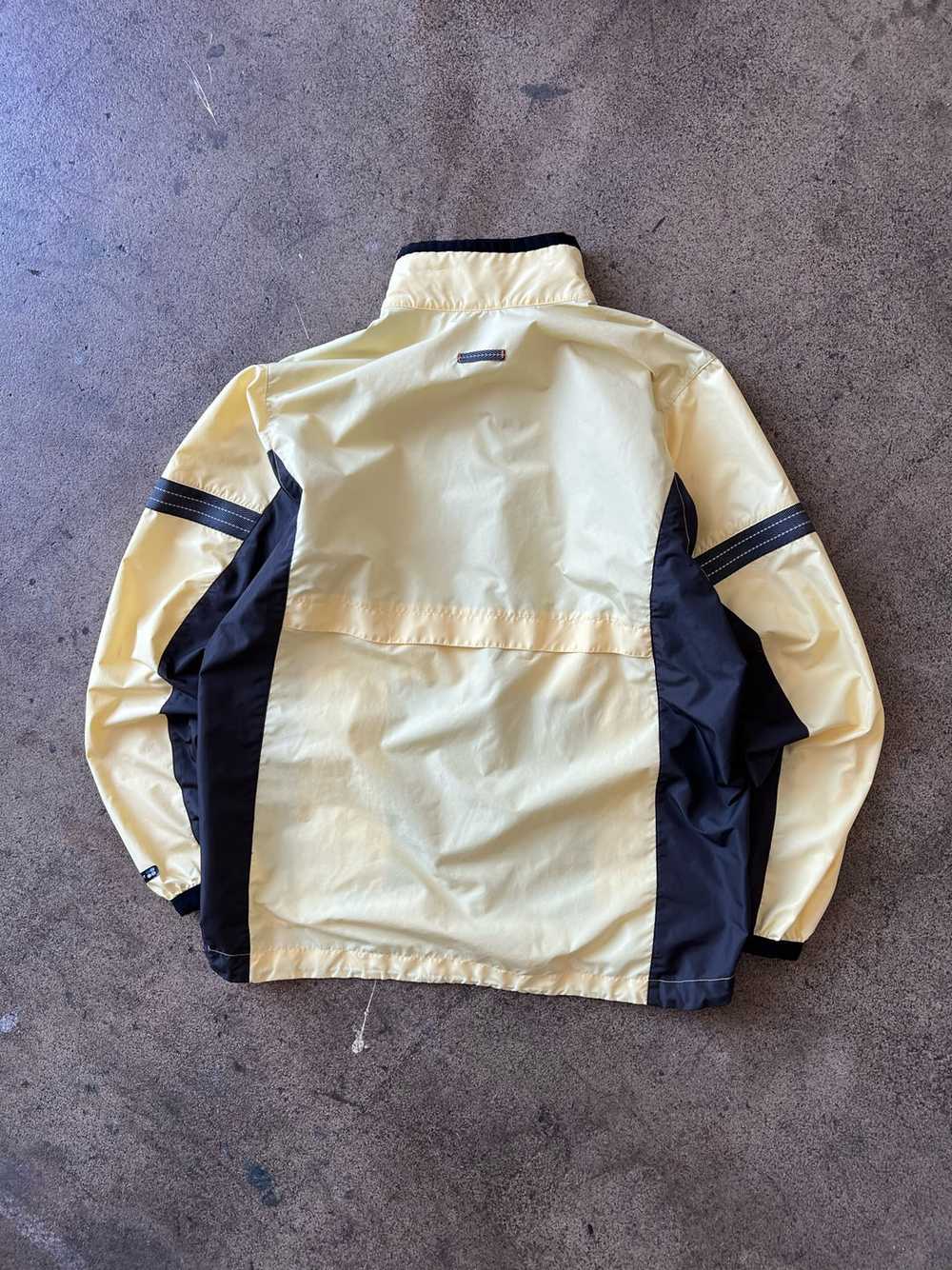 1990s Nike Soft Yellow Running Jacket - image 4