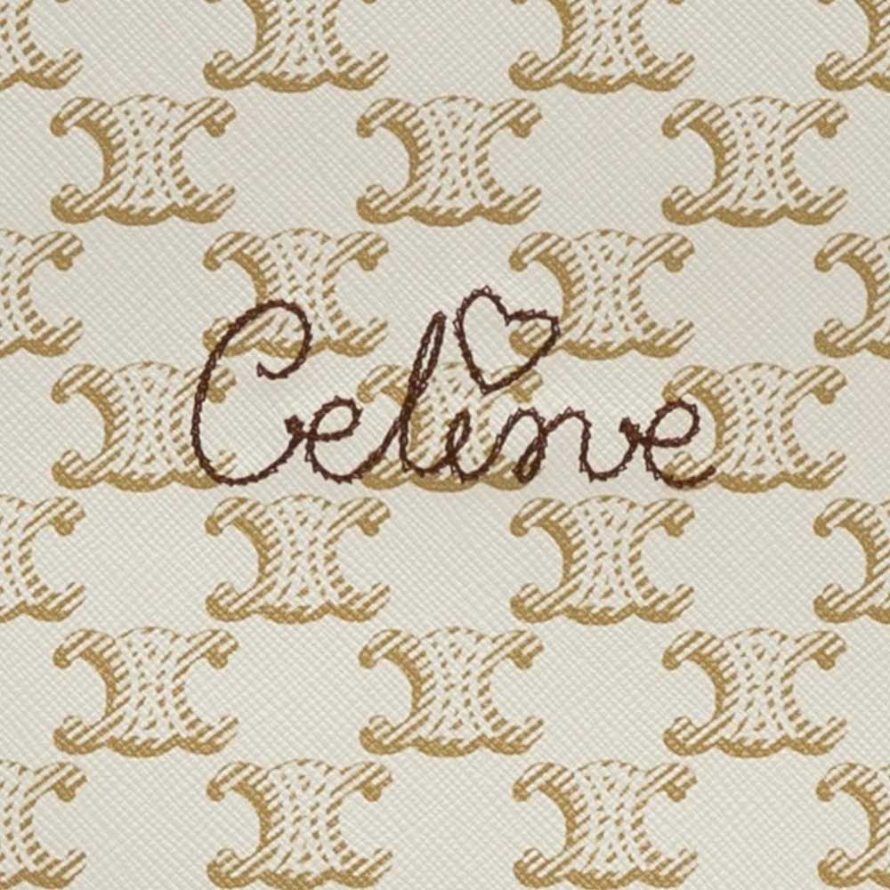 Celine Triomphe leather crossbody bag - image 8