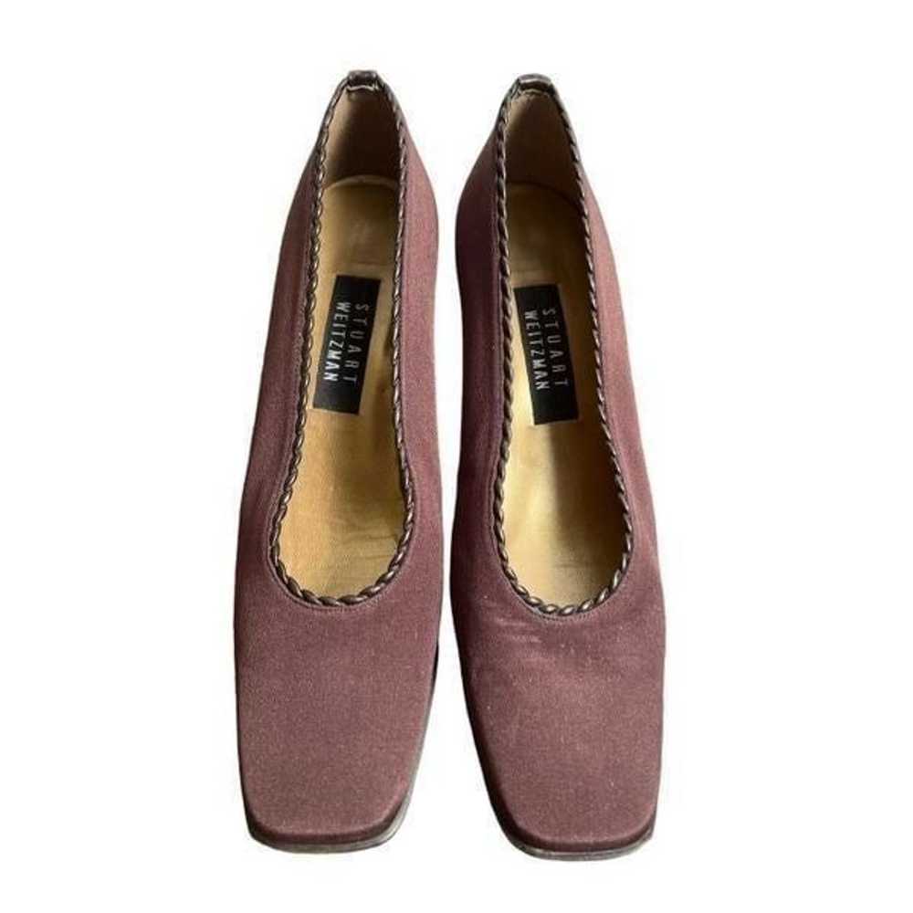 Stuart Weitzman vintage brown heels NWOB SZ 9 1/2 - image 1