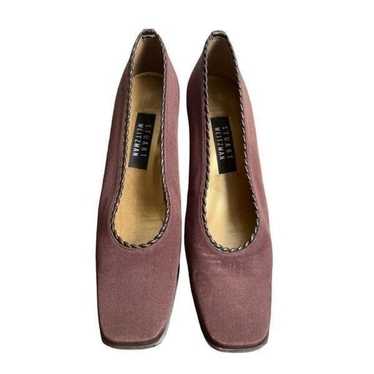 Stuart Weitzman vintage brown heels NWOB SZ 9 1/2 - image 1