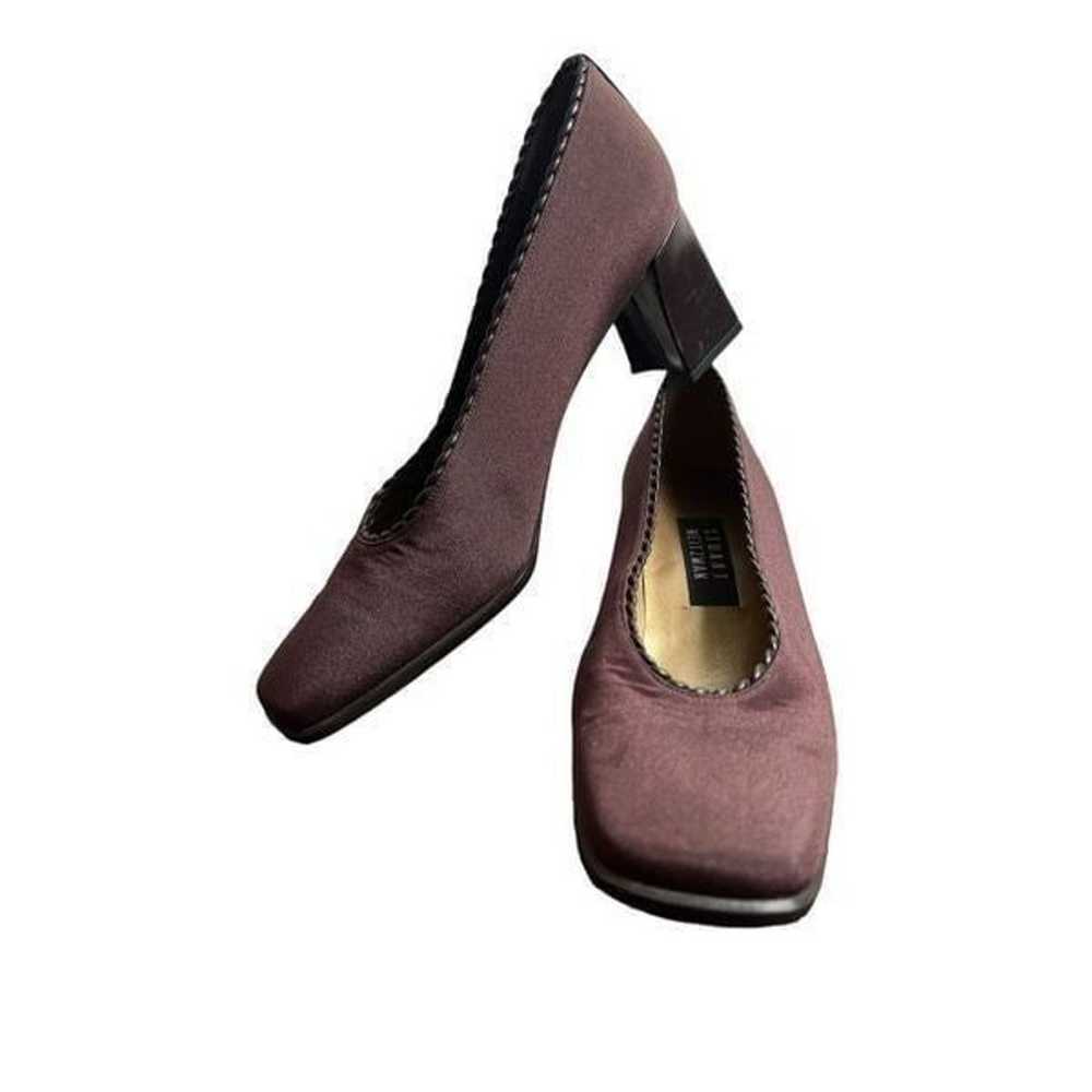 Stuart Weitzman vintage brown heels NWOB SZ 9 1/2 - image 2