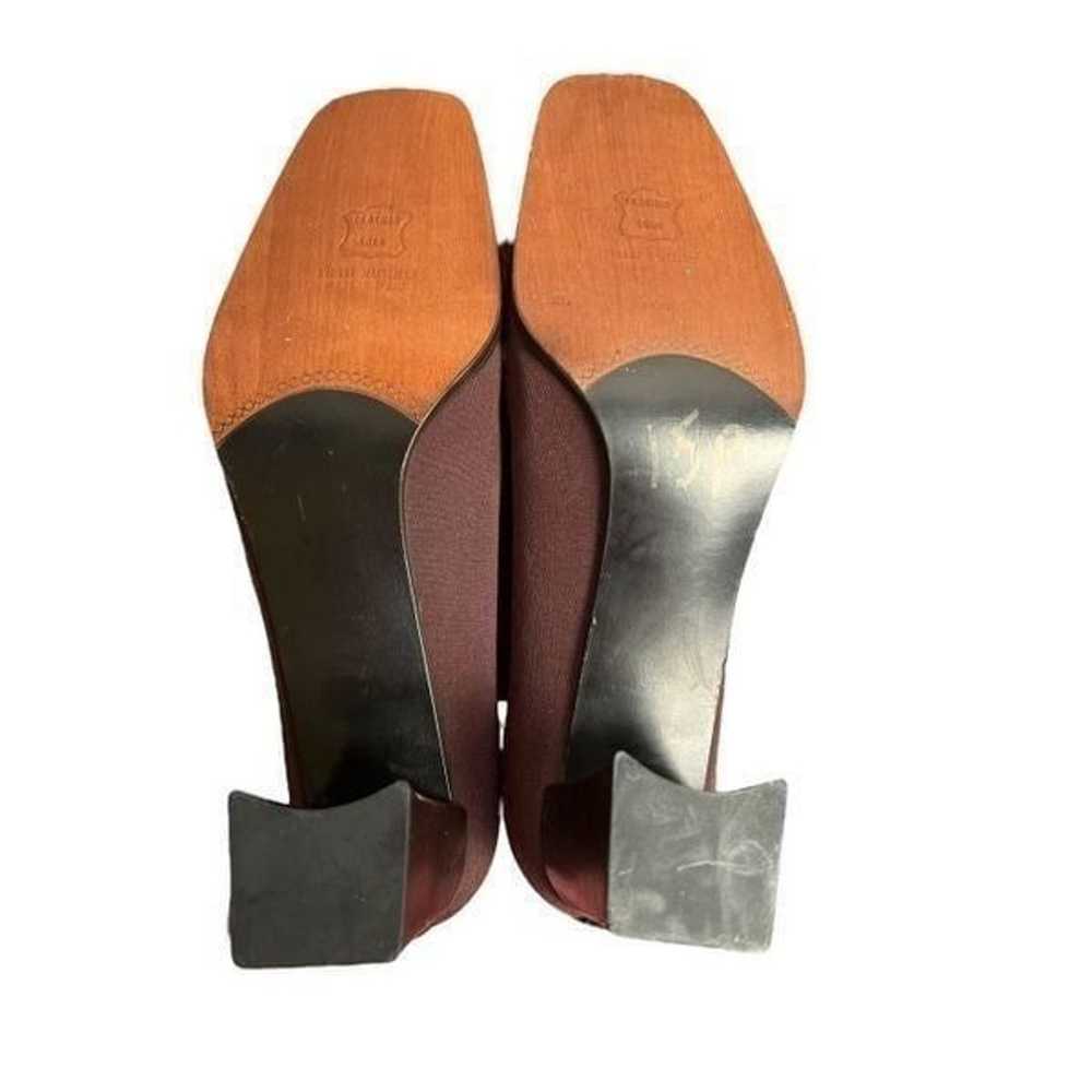 Stuart Weitzman vintage brown heels NWOB SZ 9 1/2 - image 3