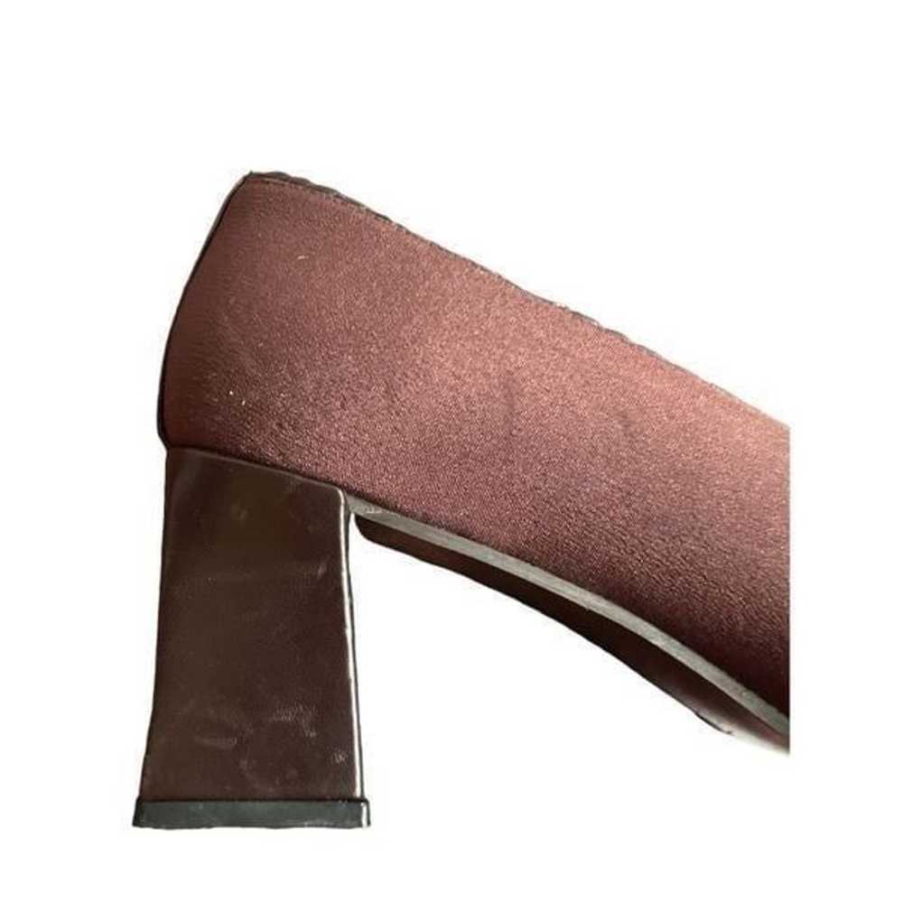 Stuart Weitzman vintage brown heels NWOB SZ 9 1/2 - image 4