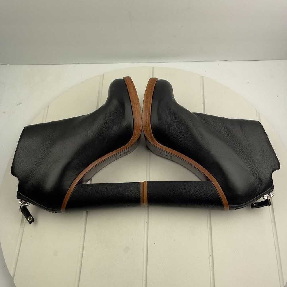 Dolce Vita Black Leather Platform High Block 5" H… - image 5