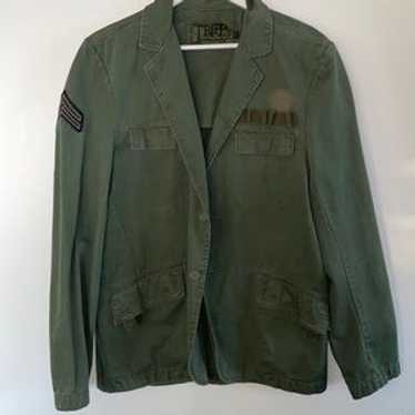 ジャケット・アウター 90s TRIPP NYC MAN design military jacket Vintage Y2K TRIPP NYC Trench Coat Military Band Napoleon
