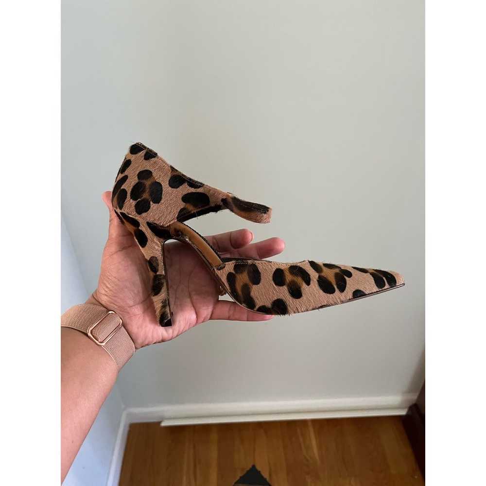Dora Teymur Leopard Print Calf Hair Pointed Toe P… - image 2