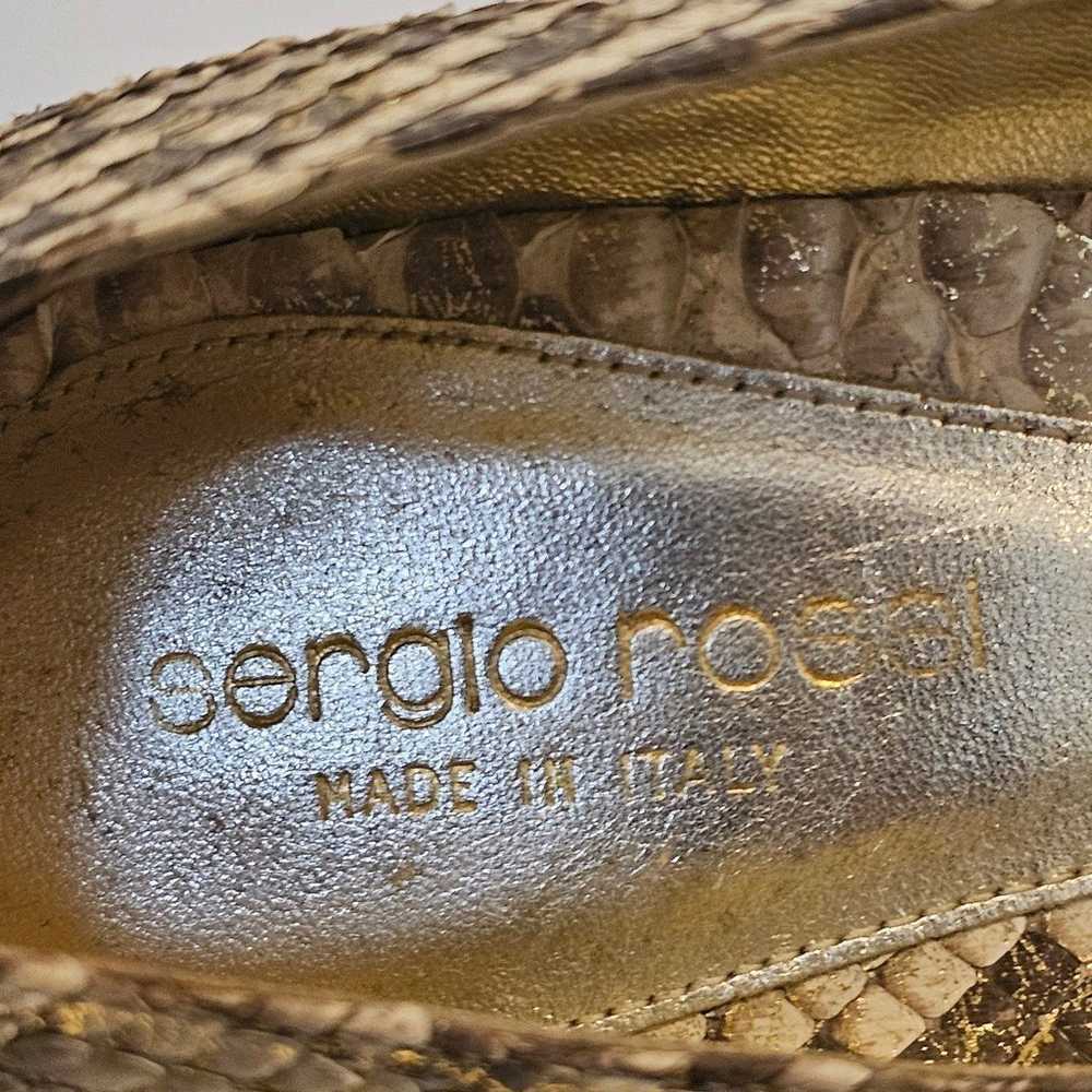 Sergio Rossi Snake Skin never used - image 11