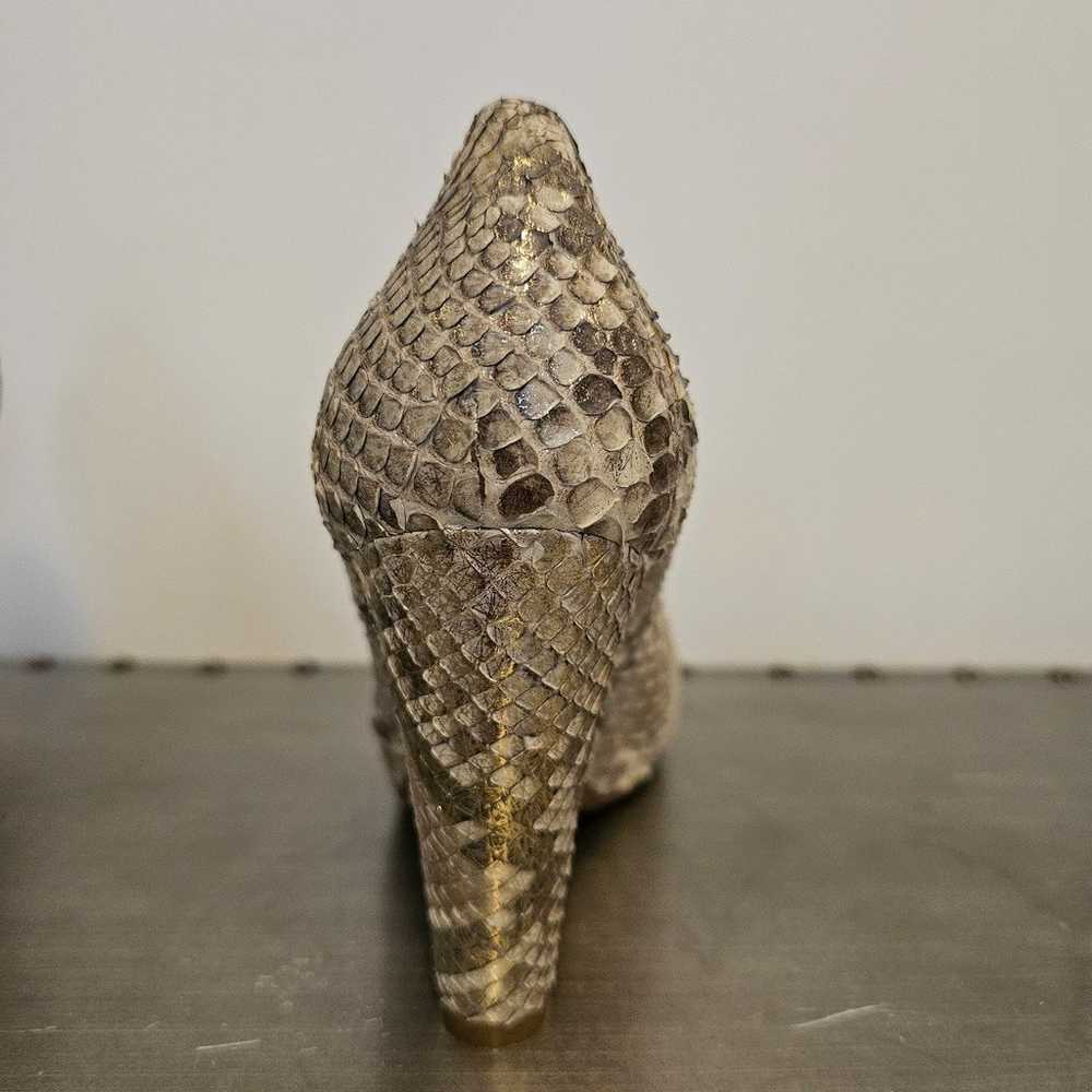 Sergio Rossi Snake Skin never used - image 5