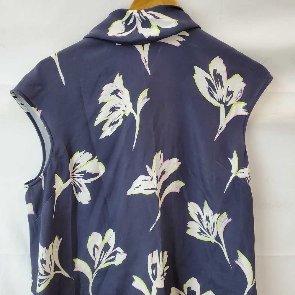 Other St. John Blue Floral Top Blouse in Women's … - image 2