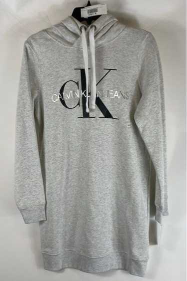 Calvin Klein Jeans Gray Casual Hoodie Dress - Size