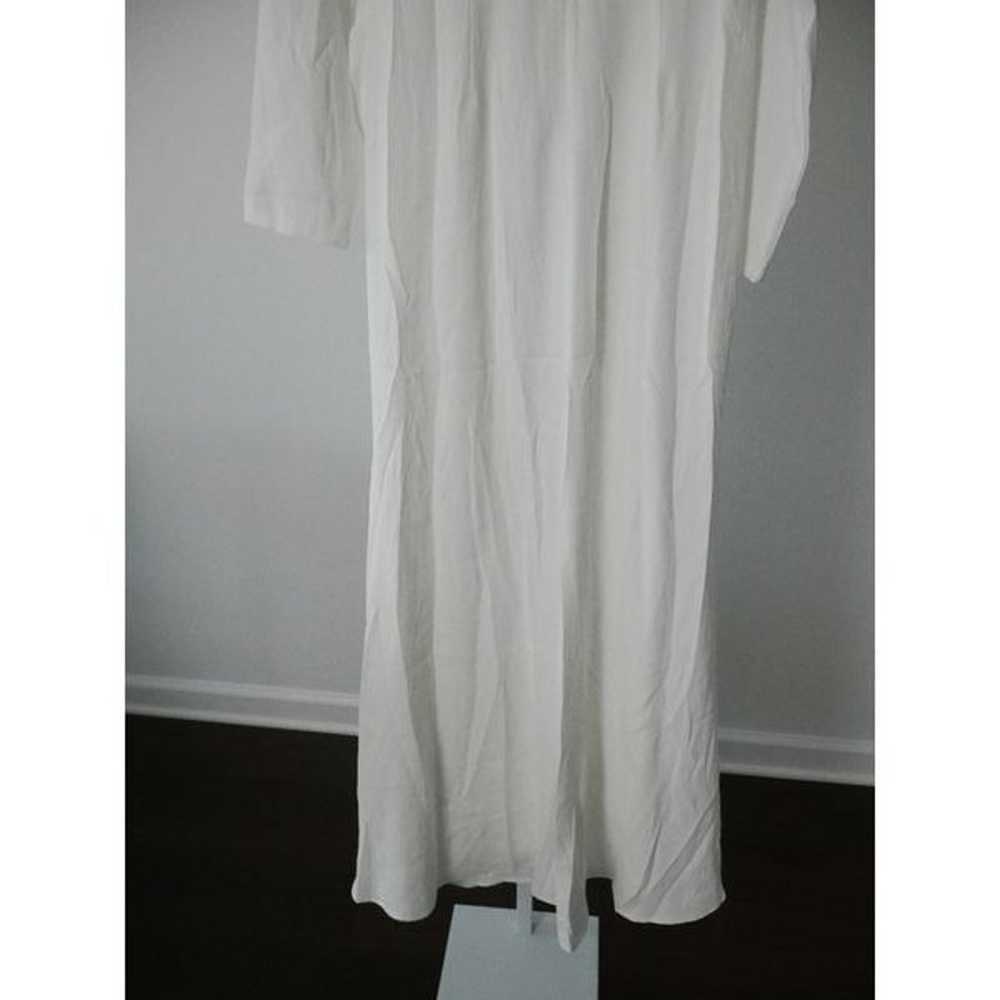 Lulu's White Long Sleeve V-neck Maxi Formal Dress… - image 10