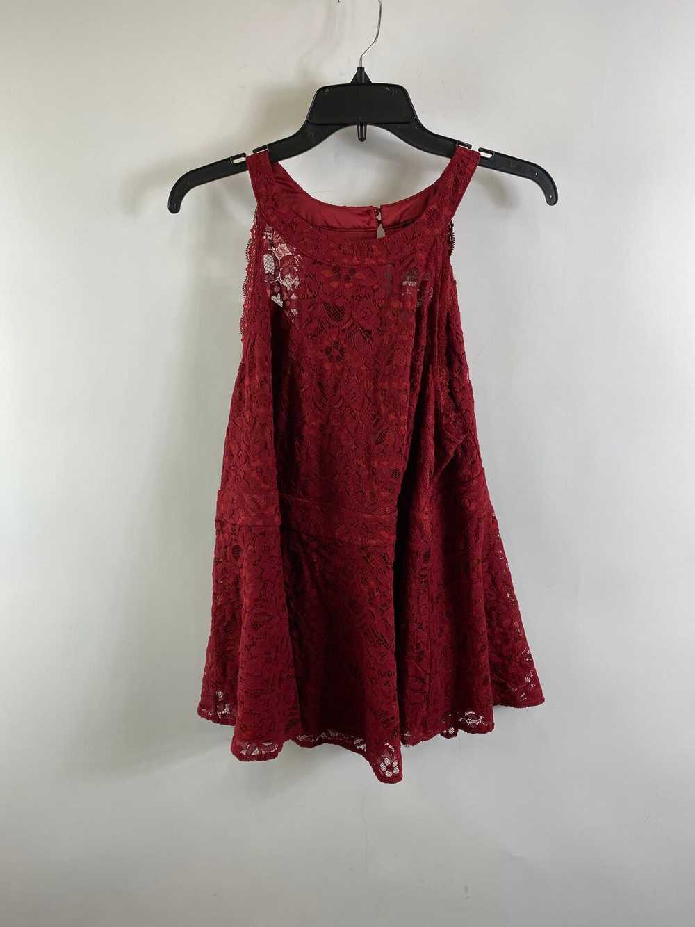 Torrid Women Burgundy Lace Dress 2X NWT - image 1
