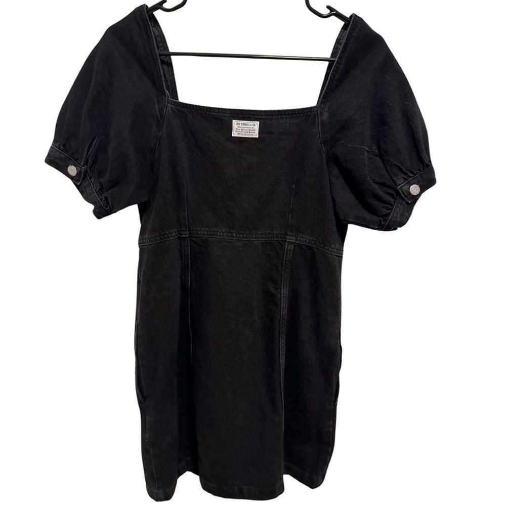 Levi's Black Denim Rhode Mini Dress - image 4