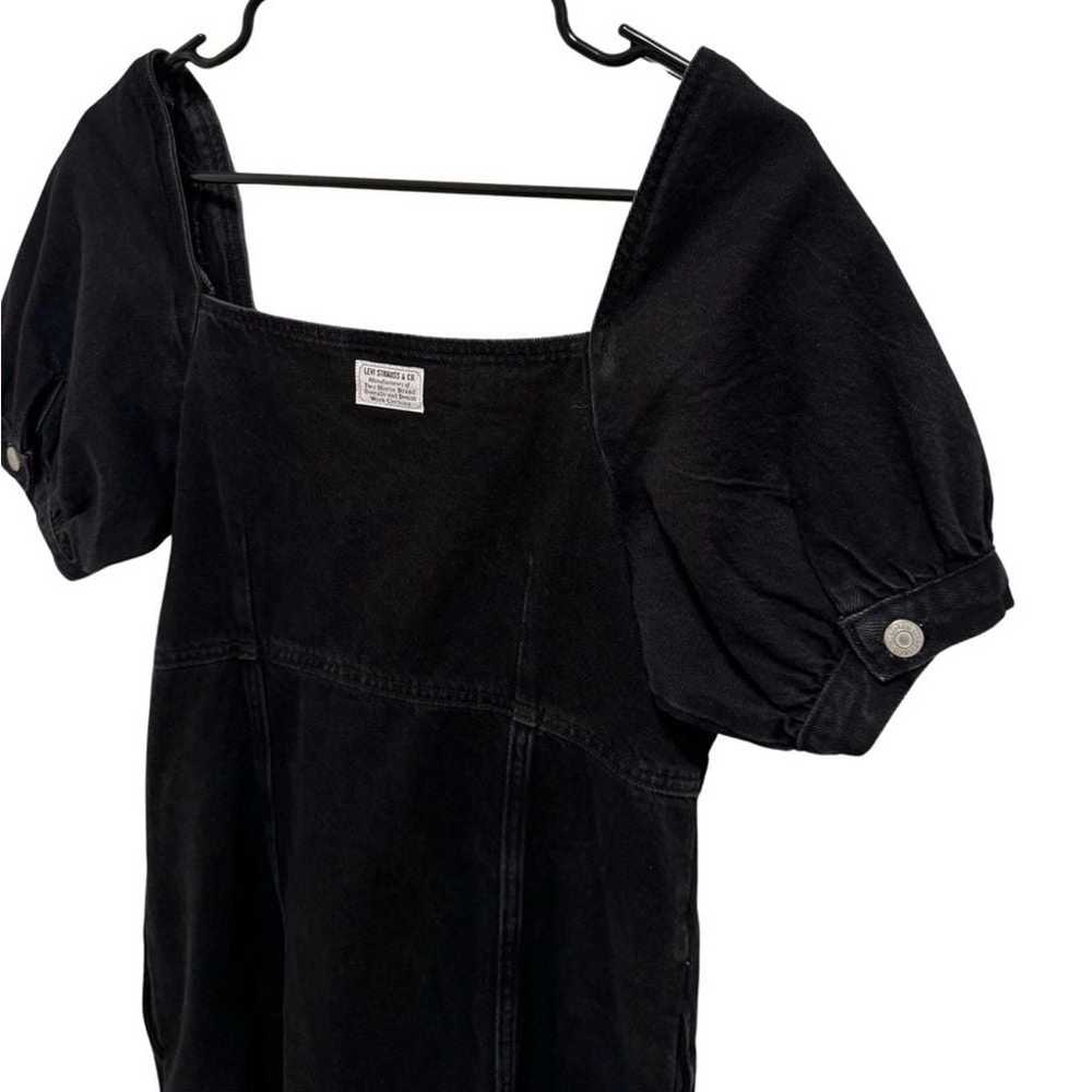 Levi's Black Denim Rhode Mini Dress - image 5