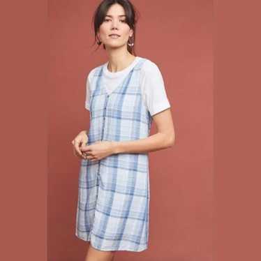 Anthropologie Cloth and Stone Plaid Dress