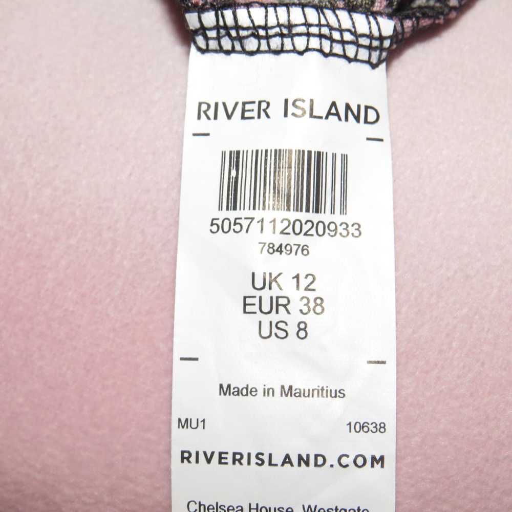 River Island Pink Floral Puff Sleeve Midi Dress - image 9