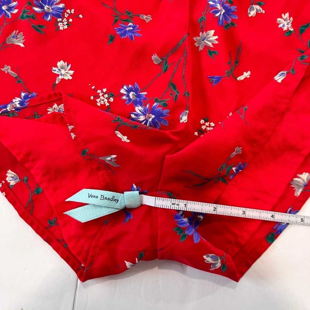 Lulus Bronwen Red Floral Tie Waist Flounce Sleeve… - image 10