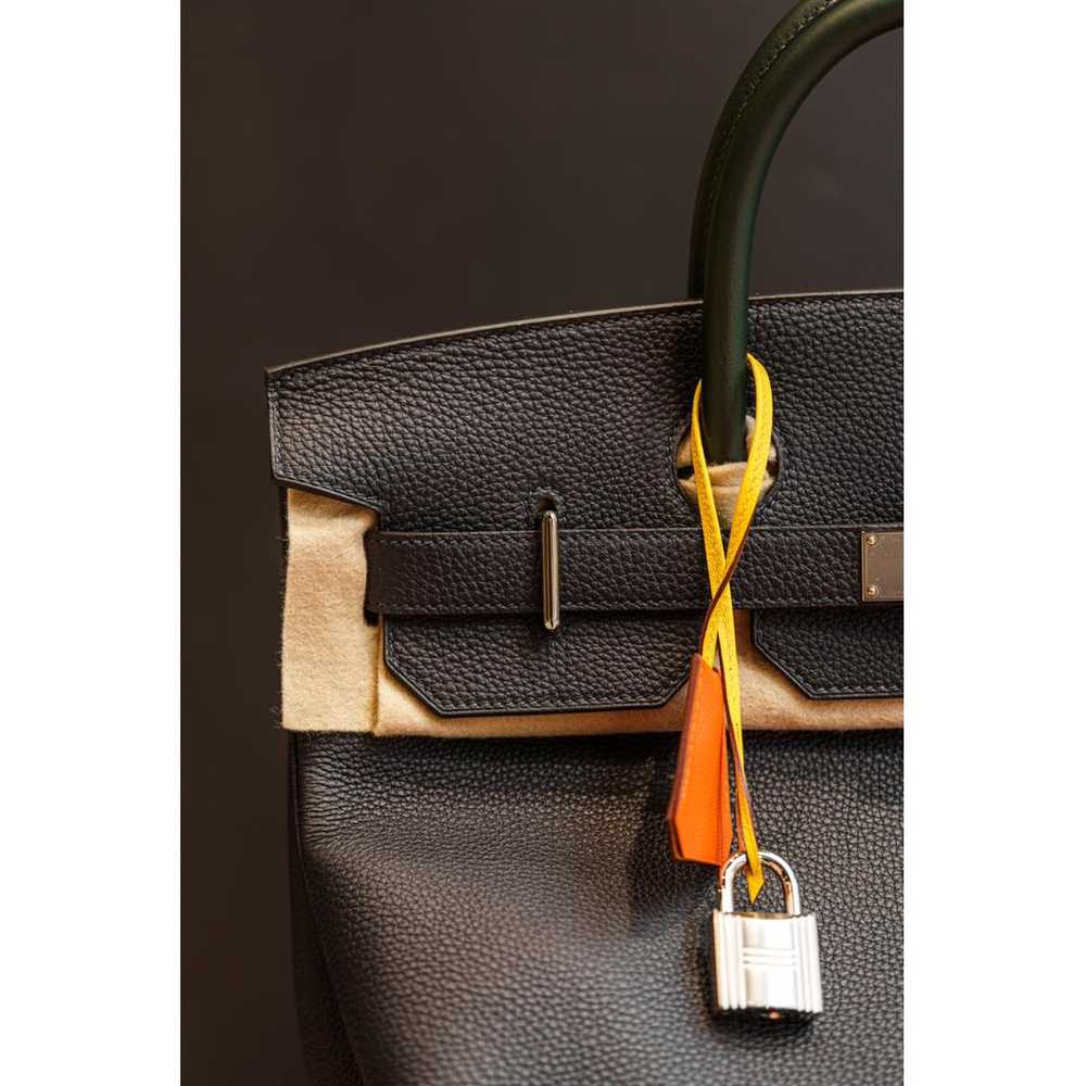Hermès Haut à Courroies leather handbag - image 3