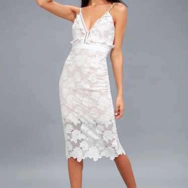 Bardot Vienna White Lace Dress