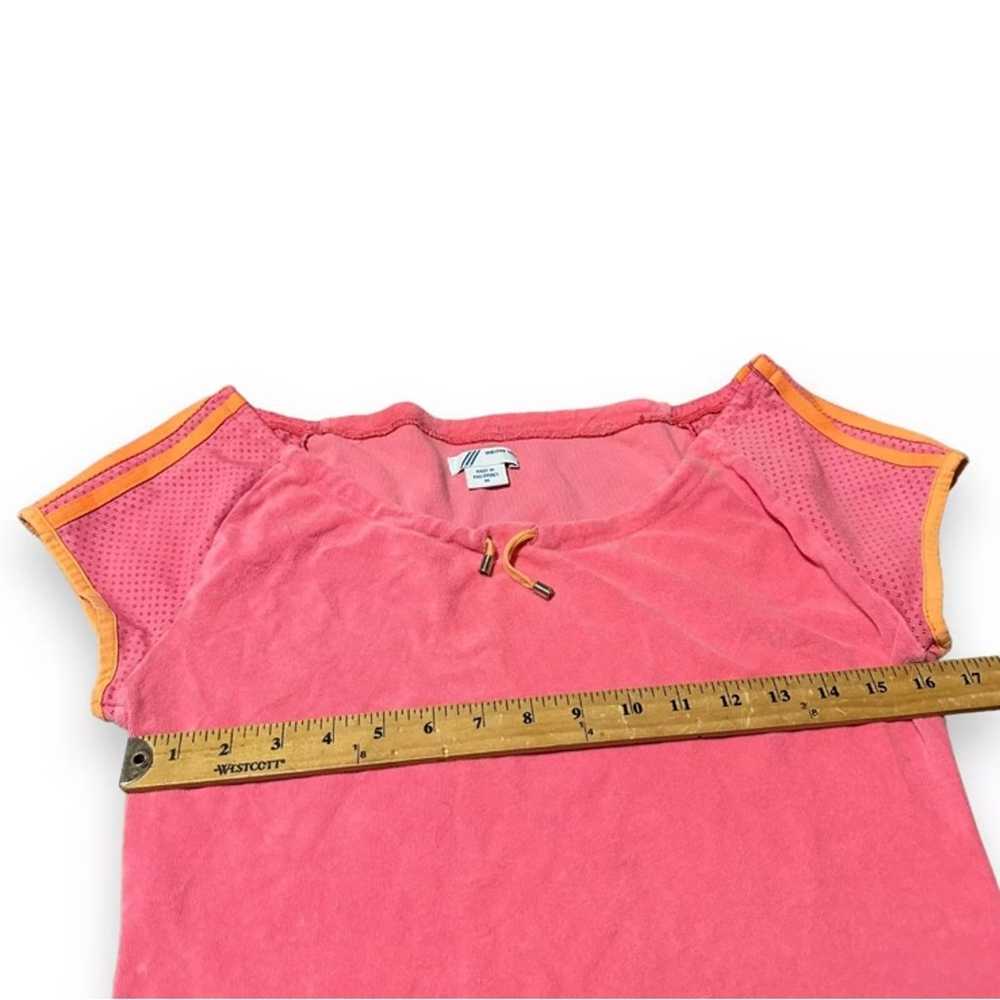 pink adidas dress vtg - image 2