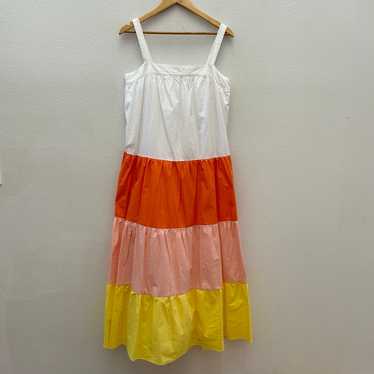 English factory colorblock cotton dress