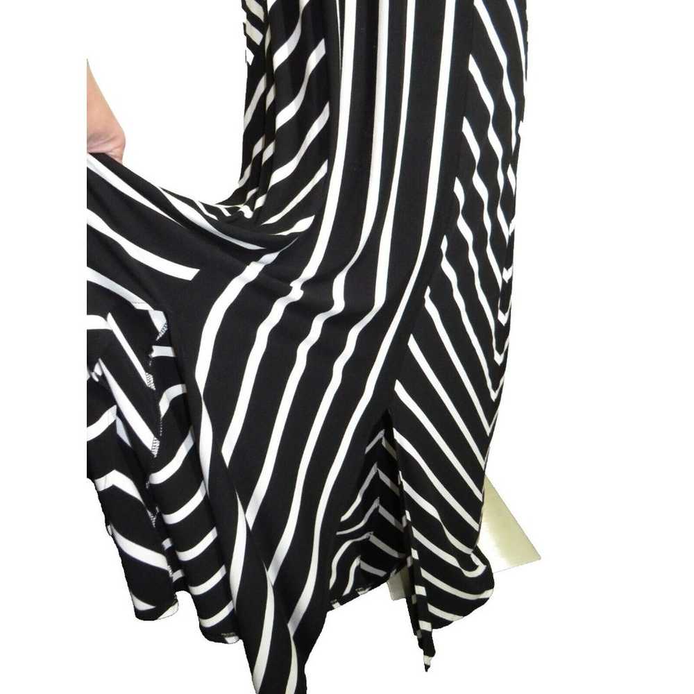 Lane Bryant Women's Black White Striped Sleeveles… - image 3