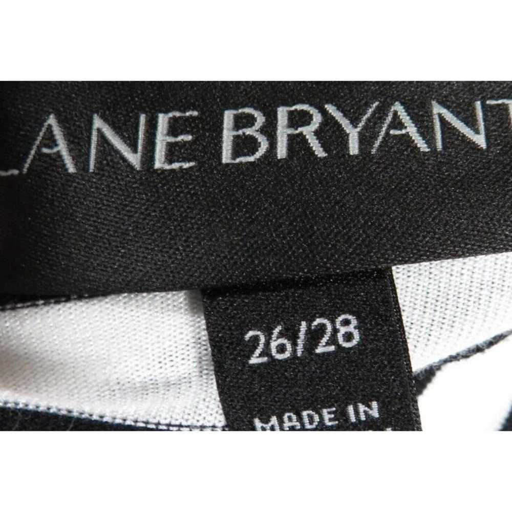 Lane Bryant Women's Black White Striped Sleeveles… - image 4