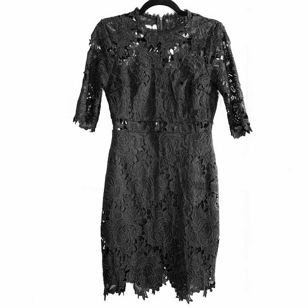 Lulu’s Black Lace Dress A Fine Romance Black Shea… - image 4