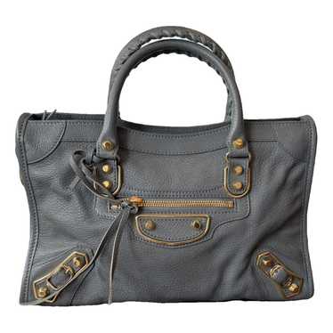 Balenciaga Classic Metalic leather handbag